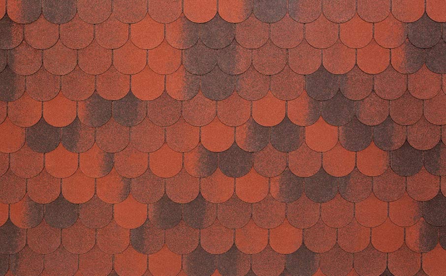 Гибкая черепица TEGOLA NOBIL TILE Верона красный с отливом